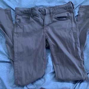 american eagle khaki jeggings